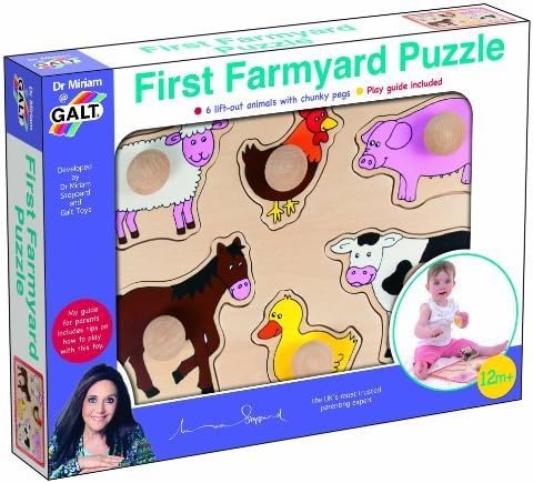 Galt Toys Inc Dr Miriam First Farmyard Puzzle by Galt Toys Inc