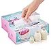 60 Pieces Premium Thick & Clear 16-inch Pastry Bags, Disposable Piping Bags, Frosting and Icing Decorating Bags for all Tips Sizes, In a Hassle-Free Dispenser Box + Gift of 3 Professional Couplers