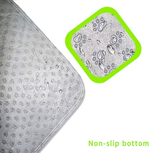 Niubya Extra Large Washable Pee Pads, 72 x 72 Inch Non Slip Waterproof