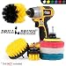 Drillbrush Power Scrubber Brush Set - Drill Brush Attachment - Grout Brush Drill Attachment - Drill Scrubber Attachment - Bathroom Cleaner Scrub Brush - Toilet Brush Cleaning Supplies - Grout Cleaner