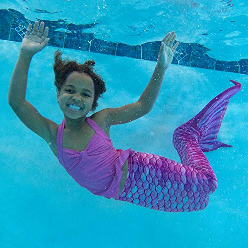 Fin Fun Fantasy with Included Monofin Swimmable Mermaid Tail for Kids