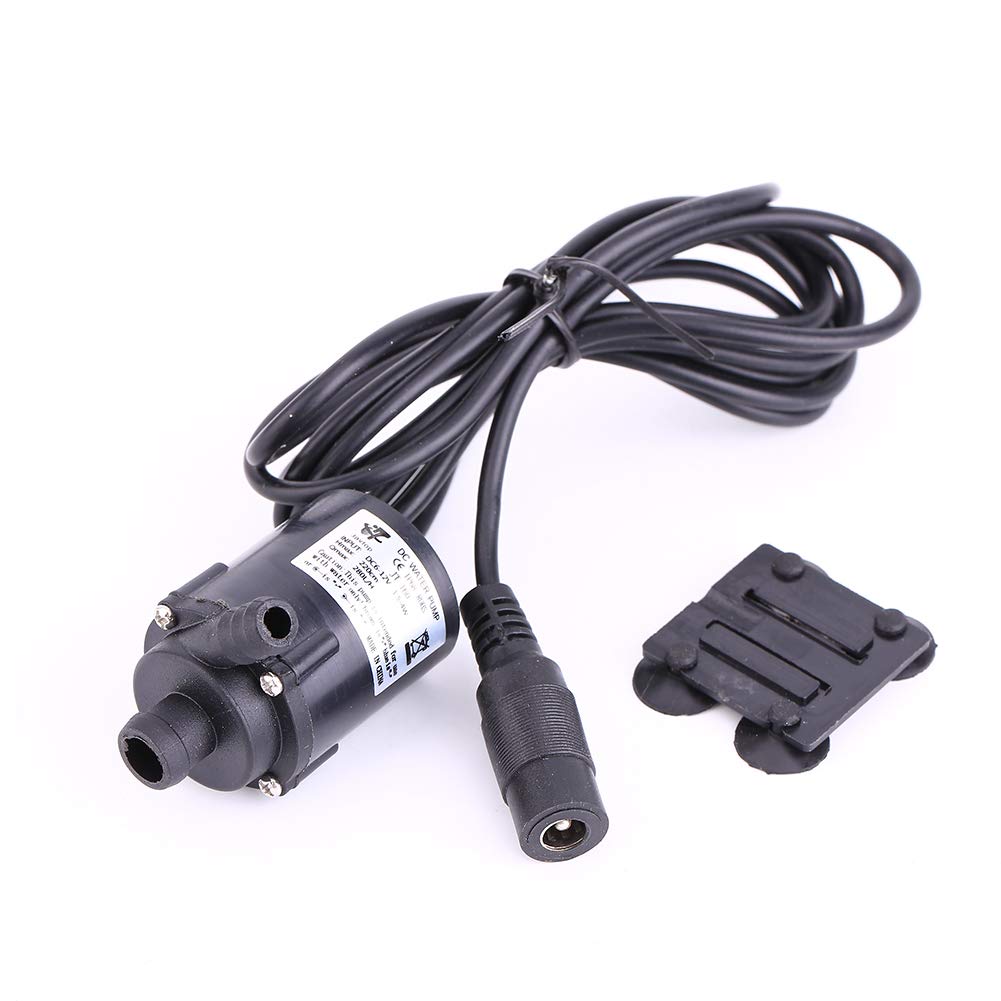 Motor Water Pump DC 6V 12V Mini Brushless Submersible Water Pumps200L/H Micro Motor Water Pump Solar Cooling for Aquarium Garden Pond Fall Hydroponic Fountains