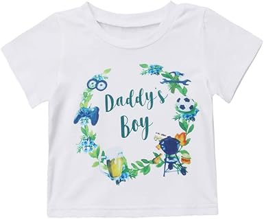 daddys boy baby shirt