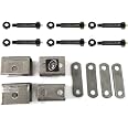 Southwest Wheel Greaseable Trailer Axle Shackle Kit - Single Axle For Double Eye Springs