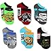 Star Wars Boys Mens 6 pack Socks (4-6 Toddler (Shoe: 7-10), Red/Blue/Multi No Show)