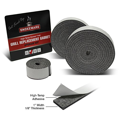 SMOKEWARE HighTemp Replacement Gasket for Big Green Egg (BGE) Large