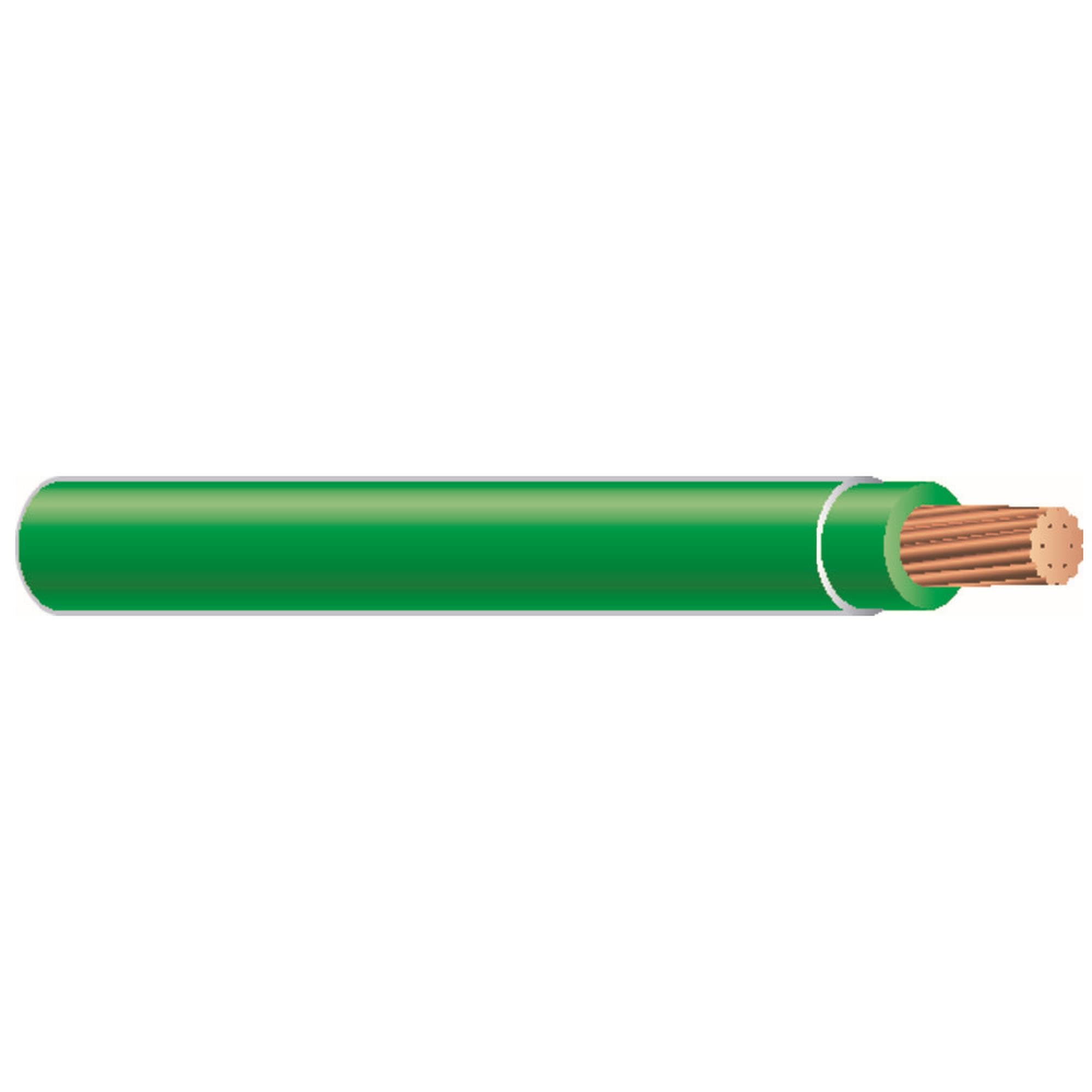 Photo 1 of Southwire 22968252 Simpull Thhn or Thwn-2 Standard Wire, 12 Gauge, 100' per Roll, Green
