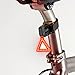 ESMK Ultra Bright LED Bike Tail Light USB Rechargeable Bike Light LED Bicycle Rear Light Fits On Any Road Bikes, Helmets. Easy To Install for Cycling Safety Flashlight - Triangle