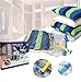 ABO Gear Vacuum Storage Bags Space Saver Bags Vacuum Sealer Bags 15pcs for Clothes Towel Blanket Storage Bags Travel Hand-Pump Included