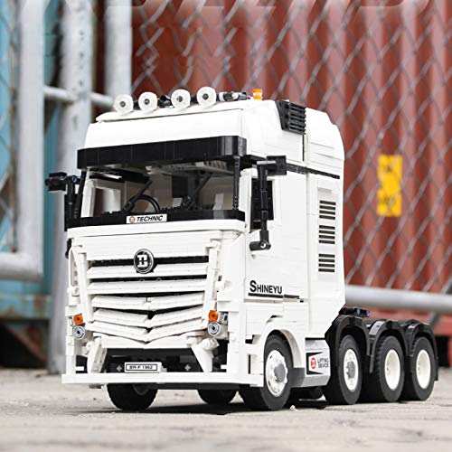 MAJOZ0 Technik Ferngesteuert Lastwagen Bausteine, 2.4Ghz RC Schwer LKW mit Motor, 2681 Teile Konstruktionsspielzeug… – Bild 3