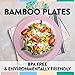 Shopper Goods Bamboo Plates 4 Pack, Bamboo Dinnerware, Eco-Friendly Dinnerware Set, BPA Free (Multiple Colors), Bamboo Fiber Plates for Healthy Dining