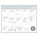 Undated Desk Planner Pad - 52 Pages Weekly Notepad with To Do List and Habit Tracker | Weekly Desk Pad Tear Off for Organization (Ice Cream)