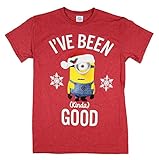 Christmas Despicable Me Minions I've Been Kinda Good Graphic T-Shirt