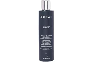MONAT Black Shampoo + Conditioner – A 2-in-1 Formula for Optimal Hair Care in One Step – Cleanses, Conditions, and Promotes Stronger, Healthier-Looking Hair – For All Hair Types – 237ml (8.0 fl oz)
