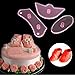 Joinor 3Pcs/set Baby Shoes Booties DIY Cake Decorating Tools Baby Shower Fondant Mold