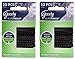 Goody Slide Proof Stayput Black Elastics, 4 mm - 20 Count