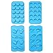 Candy Making Molds, 8 PCS YYP [Dinosaur, Robot, Apple, Rose, Leaf and Flowers Mold] Silicone Candy Molds Set for Home Baking - Reusable Silicone Baking Molds for Candy, Cake, Chocolate