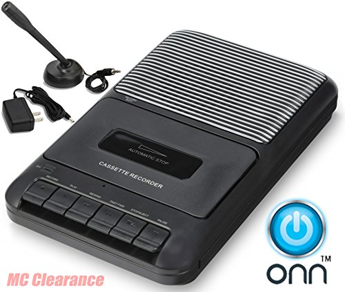 ONN-Casette-Recorder-with-Built-in-speaker-and-microphone-ONA504-Refurbished