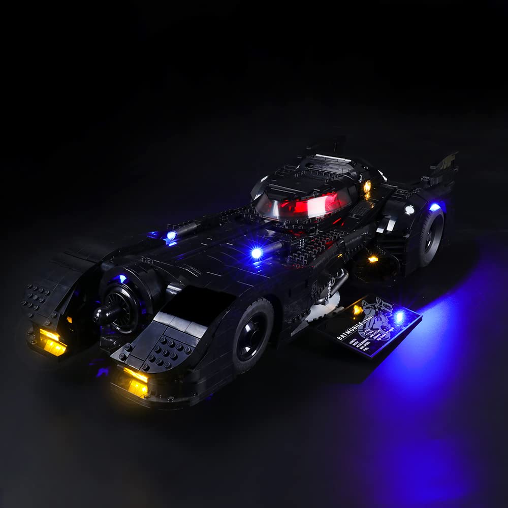 GEAMENT LED Light Kit Compatible with LEGO 1989 Batmobile - Lighting Set for 76139 Model (Building Set Not Included)