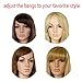 Long Curly Anime Cosplay Synthetic Wig 11 Colors Heat Resistant Fiber Full Wig with Bangs Layered Wavy Vogue 23'' / 58cm for Women Girls Lady Fashion and Beauty (purple)