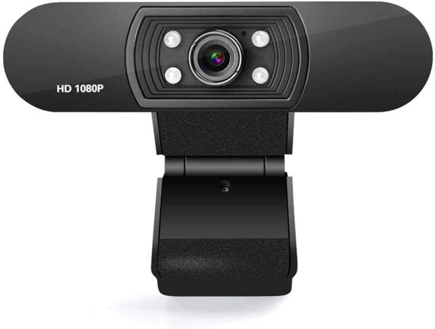 Full HD Computer Camera 1080P, USB Streaming Webcam with Microphone, PC Web Cam with Manual Focus, Laptop Camera for Streaming, Conferencing, Video Chatting, Webinars, Gaming, Distance Learning