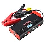 Jump Starter,ZJchao 500A Peak 13600mAh Built-in LED Flashlight Portable Car Booster Battery Charger Power Bank Vehicle Emergency Kit
