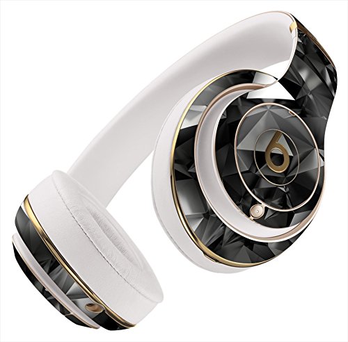 Black 3D Diamond SurBlack 3D Diamond Surface DesignSkinz Full-Body Skin Kit for The Beats by Dre Studio 3 or 2 Remastered Wireless Headphones/Ultra-Thin Protective Skin Wrap (Headphones NOT Included