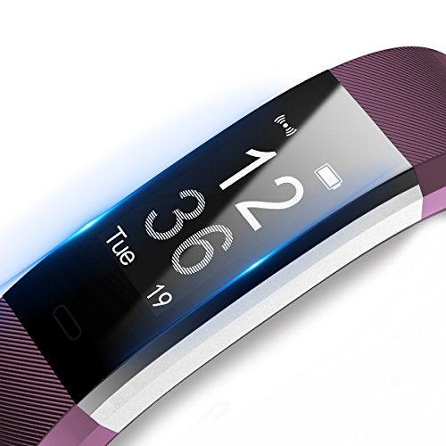 Fitness Tracker with Heart Rate Monitor,Activity Tracker Bluetooth Fitness Watch Men Women Blood Pressure&Sleep Monitor,Step&Calorie Counter Pedometer for iPhone,Samsung/IOS&Android Smartphone