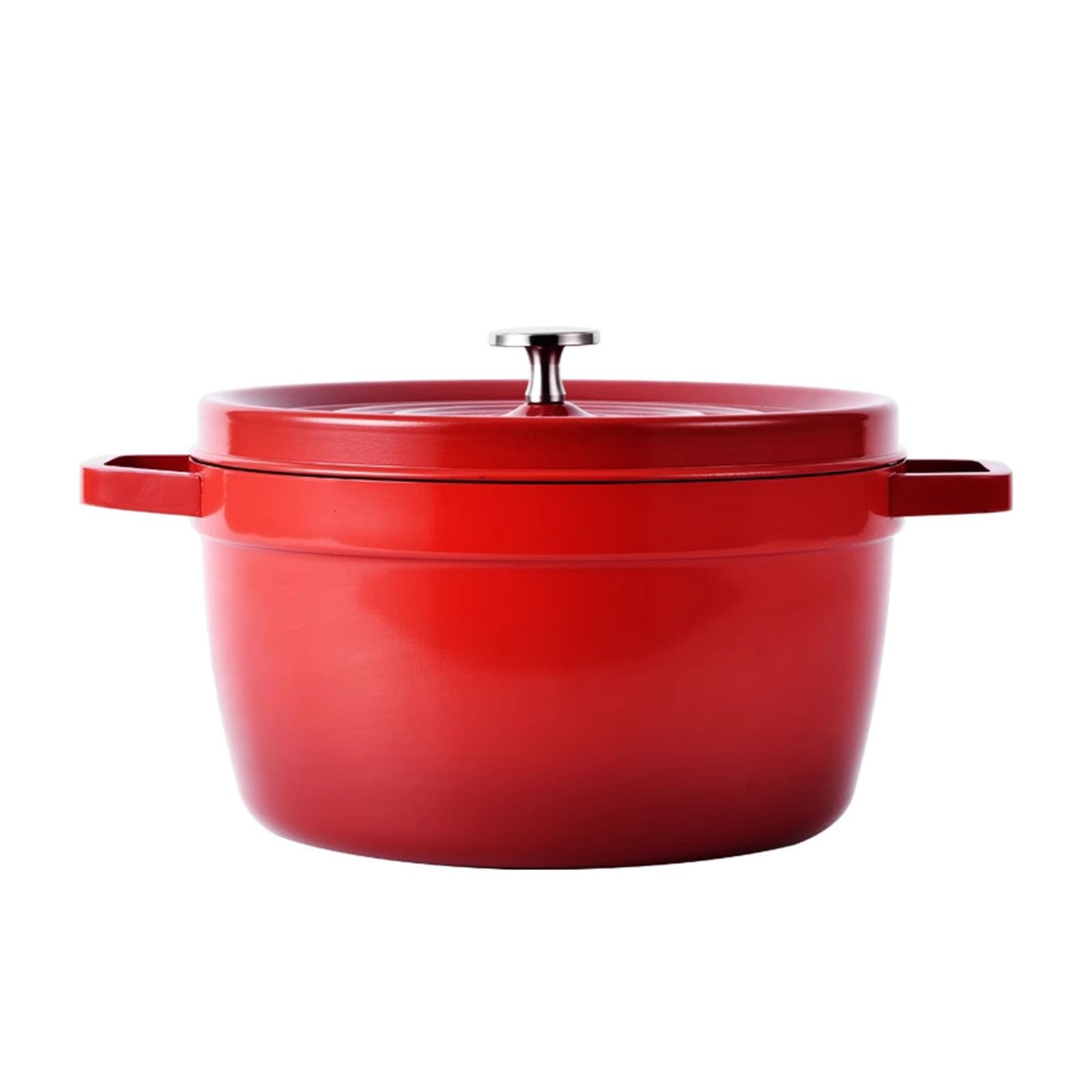 Photo 1 of Enamel Cast Iron Dutch Oven with Lid, 4.9 QT Nonstick Enamel Coating Saucepan with Dual Handle,Cooking Pot for Multiple Stoves