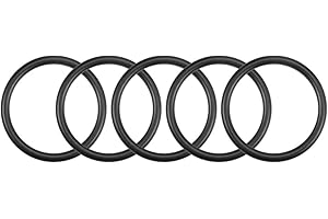 uxcell Nitrile Rubber O-Rings 47mm OD 39mm ID 4mm Width, Metric Nitrile Rubber Sealing Gasket for Automotive Machine Plumbing, Pack of 5