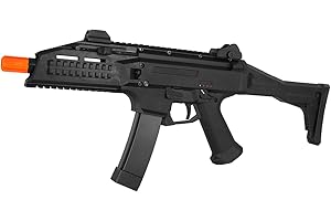 ASG ACTIONSPORTGAMES A/S CZ Scorpion EVO 3 A1 AEG Airsoft Rifle - Empty Mag Detection, Adjustable Velocity, 4-Position Fire Selector