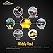 Partsam 5pcs Amber LED Marker Light [DOT Certified], Side Marker Clearance Lights with Reflex Lens for Trailer RV Camper Motorhome, Surface Mount