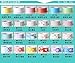 KING JIM Flower, coharu masking tape; for label printer TEPRA Lite