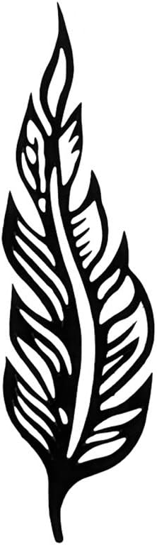Comet Busters Beautiful Feather Henna Mehendi Tattoos Stick Ons Sticker (BJ012)