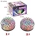 Versatile Glitter Gorgeous Colors Pigment Eyeshadow Cool Beauty Daily Club Makeup Shimmer Cosmetic Mineral Eye Shadow Palette Set (202)