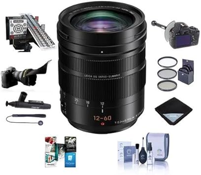 Mirrorless Camera Lenses Electronics Panasonic Lumix G Vario 12 60mm F 3 5 5 6 Asph Lens With Pro Filter Power O I S Renewed
