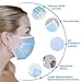 3-Ply Disposable Face Mask, 60 Pcs Individually Packed Earloop Face Masks in 3 Colors, FDA Approved Hypoallergenic Surgical Face Masks, Protection from Dust, Bacteria and Flu