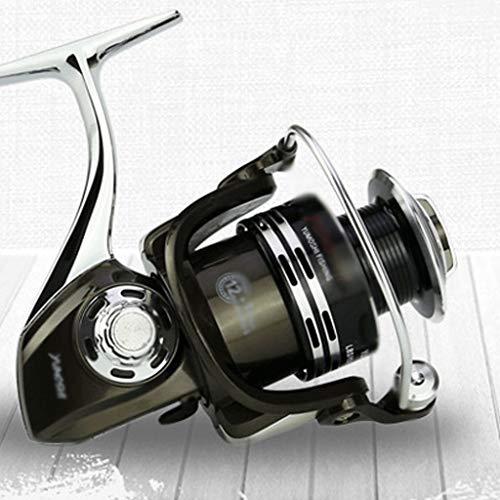 XZJJZ Full Metal Angelrolle ohne Gap-Edelstahl-Fischen-Rad-Fern Seerod Angeln Rad – Bild 5