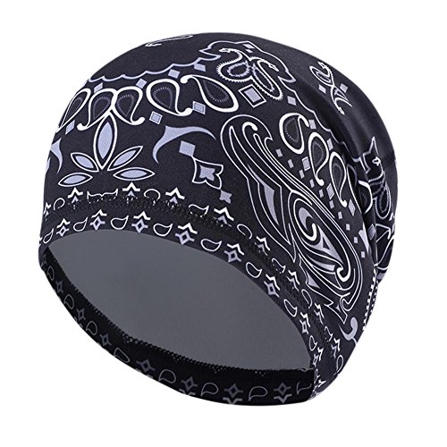 Wingbind Men's Skull Cap Helmet Liner Cycling Caps Runing Sports Beanie Covers Ears and Wicks Moisture Perfect for Under Helmet