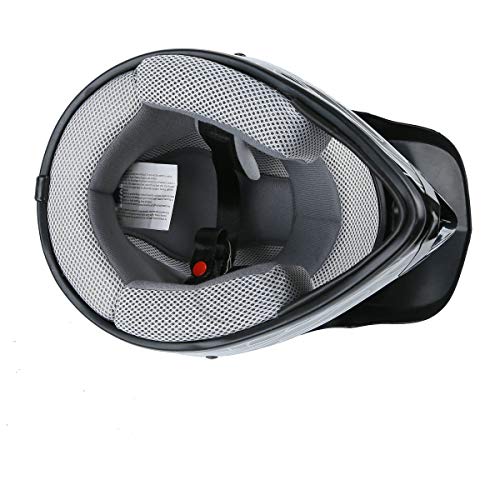 TCTMT ATV Helmet+Goggles+Gloves DOT Youth Helmet Motocross Hot Black Skull Dirt Bike Helmet