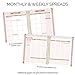 bloom daily planners 2019 Calendar Year Hardcover Vision Planner (January 2019 - December 2019) - Monthly/Weekly Column View Inspirational Dated Agenda Organizer - 7.5