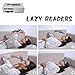 Prism Glasses for Reading in Bed, Light Weight Horizontal Lazy Readers Spectacles Laying Down for Reading/Watching TV, Myopia/Presbyopia Usable (2 Pack, Blue)