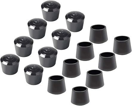 PIEDS DE CHAISE Utiles Coussinets De Jambe Protecteurs De Sol 20 Pièces Noir Ho EUR 6,97