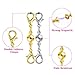Paxcoo 20Pcs Magnetic Jewelry Necklace Clasps, Bracelet Extender Magnetic Locking Jewelry Clasps and Closures for Necklaces, Bracelets and Jewelry