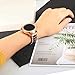 Galaxy Watch 42mm / Active 2 40mm 44mm Rose Gold Women Bands, TRUMiRR 20mm Stainless Steel & Resin Watchband Quick Release Strap Bracelet Wristband for Samsung Gear S2 Classic, Garmin Vivoactive 3