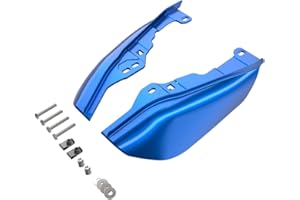 Advanblack Mid Frame Air Deflectors Compatible for Harley Touring Street Glide, Road King, Electra Glide, 2009-2024(Blue Burst)