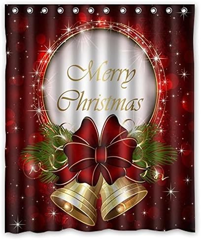 Merry Christmas Custom Fashion Shower Curtain 60-Inch by 72-Inch