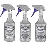 SP Master 32 oz Spray Bottle (3 pack), The write-in section permits the identification of the bottle contents to avoid guesswork and costly mix-ups.