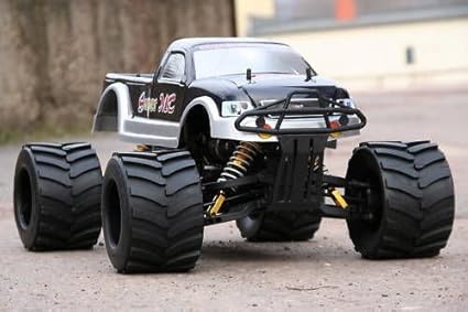 RC MEGA MONSTER TRUCK 1:4 4X4 RTR 35ccm 4PS 80Km/h VERBRENNER 1:5 NEUHEIT
