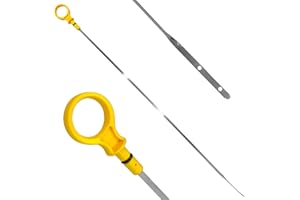 Hirificing Engine Oil Dipstick Replacement CJ5Z-6750-A for Checking Oil Compatible with Ford 2.0L Escape Edge Explorer Focus Fusion Taurus Lincoln 2.0L MKZ Oil Level Dip Stick Double Hole Indicator